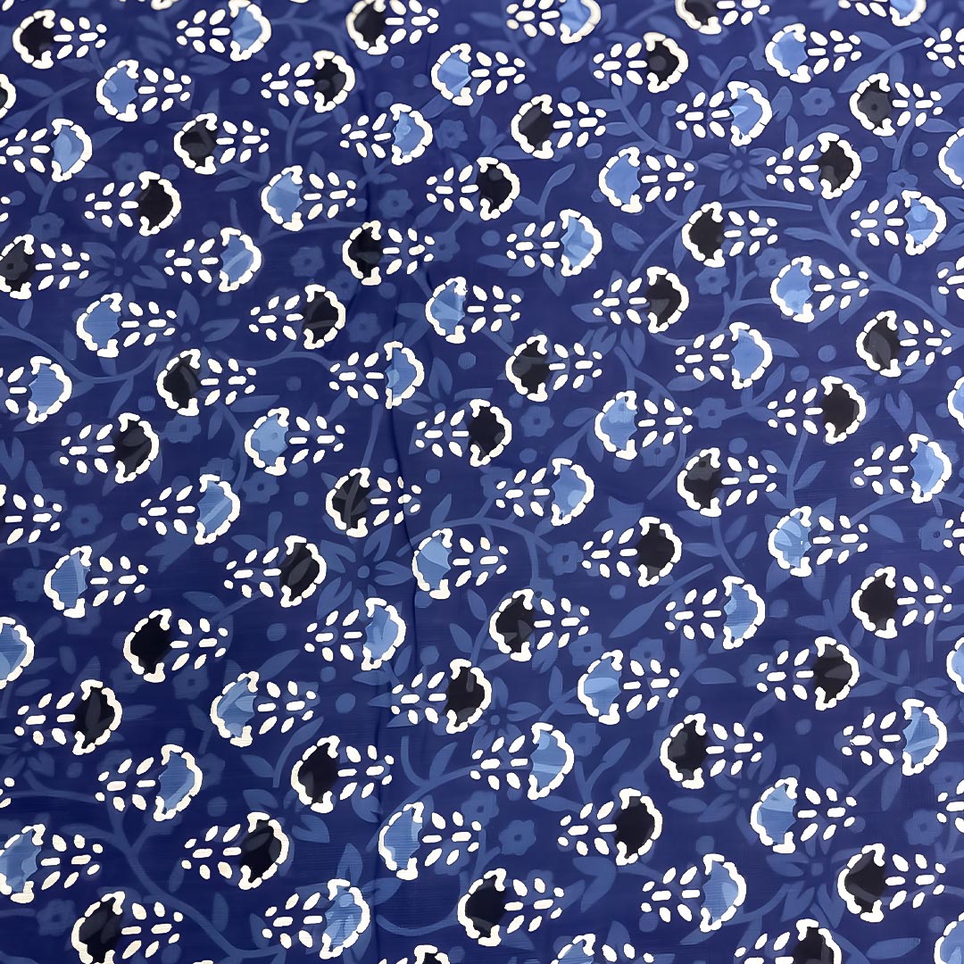 Indigo Print Fabric